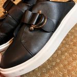 Blondo  Pyper Black Open Back Mule Leather Gym Shoes Sneakers Buckle Waterproof S Photo 4