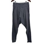 Lululemon Heathered Grey Indigo Happy Hatha Harem Athletica Crop Pants Size 6 Photo 3