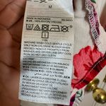 Old Navy  Red and Pink Floral Women's Blouse Photo 5