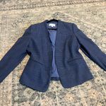 Hugo Boss  Jalesta blue Glencheck plaid Open front blazer jacket 14. Photo 15