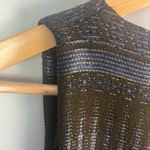 AMANDA WAKELEY Midnight/Multi Tapis Short Jacquard Dress size 6 Black Photo 5