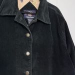 Faded Glory Vintage  Black Corduroy Barn Work Jacket Insulated Blanket Lined L Photo 1