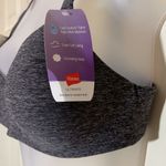 Hanes  Cool Comfort Ultimate Tee Shirt Bra Dark Gray 36B NWT Photo 5