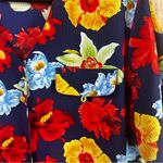 Vintage Christie & Jill Vibrant Floral Blouse Photo 2