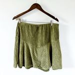 Free People Camden Striped Velvet Mini Skirt Photo 1