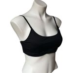 Everlane NWT, ReNew Nyle Swim Bikini Top Black, Sz L Photo 6