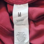 Burgundy Cargo Leggings Size Medium Oxblood Leggings with Pockets Red Photo 5