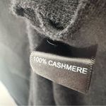 Qi black cashmere sweater dress size large Photo 5