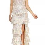 NEW Say Yes Sequin Tiered Gown Prom Multi color Dress Iridescent Size undefined Photo 0