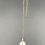 Sterling Silver Cross Front Oval Locket Pendant Necklace 925 18” Photo 2