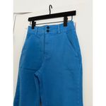 Everlane $98 New  Organic Cotton Straight Leg Pant - Blue - size 2 Photo 3