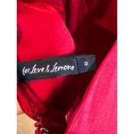 For Love & Lemons Women's Deep V Red Bodysuit Size M Size M Photo 2