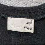 Wilfred  Free Black Sleeveless Sweat Romper Size Small Athleisure Loungewear EUC Photo 3