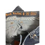 Rock Revival  Heather Jeans 34 Straight Blue Embroidered Studded Western Rodeo Photo 4