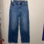 American Eagle  Dreamy Drape Stretch Super High-Waisted Baggy Wide-Leg Jean, 2S Photo 4