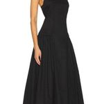 ASTR the label Drop Waist High Neck Dress in Black Size M Photo 0