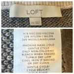 Loft Sweater Dress Crew Neck Long Sleeves Cream Leopard Women’s Plus Size XXL Photo 8