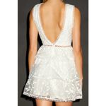Lulus NWT  Look So Sweet White Embroidered Lace Mini Dress Cocktail Party Size L Photo 8