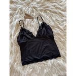 SKIMS  Fits Everybody Lace Triangle Cami Onyx Size Large Photo 1