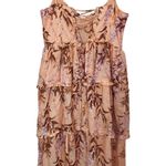 House of Harlow 1960 Linen Blend Floral Midi Dress Size Small Photo 3