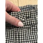 Brandy Melville Women's Pants Black Plaid Gingham Elastic Waist 13” & 26” Inseam Photo 3