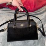 Coach Purse Black Leather Photo 0