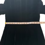 Roland Nivelais Bergdorf Goodman Velvet Long Sleeve Formal Maxi Dress Train 10 Black Photo 15