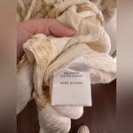 Little Lies Crinkle Dye Tie Waist Shirt Midi Dress Size Medium White Photo 6