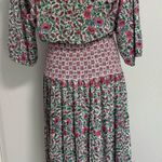 Diane Freis Original Georgette Maxi Dress Bohemian flower Floral Printed Multiple Size M Photo 6