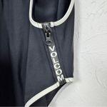 Volcom Coco Contrast Black White One Piece Swimsuit Womens S Cheeky Razor Back Photo 3