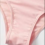 Women’s Contrast Binding High Waist Bikini Swimsuit Pink Size M Photo 3