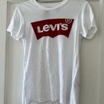 Levi's White 100% Cotton Short Sleeve Crewneck Logo T-Shirt XSmall NWT Photo 0