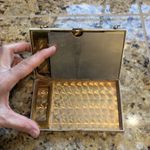 Vintage Mother of Pearl Minaudiere Compact Purse Evening Cosmetic Bag Mirror VTG Photo 12