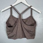 Aerie Offline Women L Heather Brown Recharge Bra Crop Top Light Support Photo 3