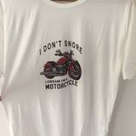 Motorcycle Shirt, XXL 🏍 White Photo 2
