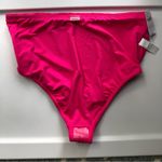 Old Navy New Maternity Rollover-Waist Swim Bikini Bottoms Small Pink NWT Photo 3