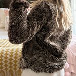 Simply Southern Brown Teddy Q-zip Pullover  Photo 3