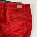 Judy Blue  Button Fly‎ Burnt Orange-ish Red Corduroy Ankle Straight Leg Pants 16W Photo 2