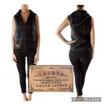 Lauren Ralph Lauren Multicolor Plaid Fleece Vest size medium Blue Photo 1
