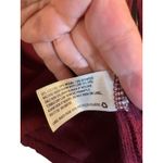 A New Day Maroon Crew Neck Long Sleeve Cotton Blend T-Shirt Women Sz XS Photo 6