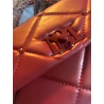 Badgley Mischka Small Quilted Studded Bag Red Chain Strap Handbag Purse Photo 2