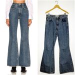 Slvrlake Indiana High Rise Flare Denim Jeans Size 31 Blue Photo 1