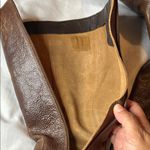 Nicole Brown Lace Up Leather Boots Size 7.5 Photo 3