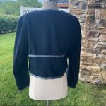 Worth Embroidered Floral Petite Denim Jacket Blue Size 12P Photo 7