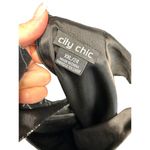 City Chic  Black White Rose Floral Print Fit & Flare Tulle Dress Plus Size XXL 24 Photo 6