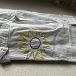 PacSun  White Embroidered Carpenter Denim Pants Photo 4