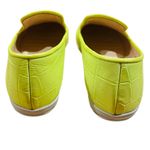 Giuseppe Zanotti Neon Croc Embossed Leather Smoking Slippers Size 36 (6 US) Photo 6