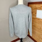 Holiday Time Grey White Polka Dot Polar Bear Snow Christmas Ugly Sweater Medium Photo 3