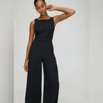 Wilfred Écoulement Jumpsuit 4 Tie-Back Jumpsuit Black Princess Seams Drape Photo 4