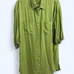 Young Fabulous and Broke YFB linen blend shirt dress lime green size XS chic Photo 0
